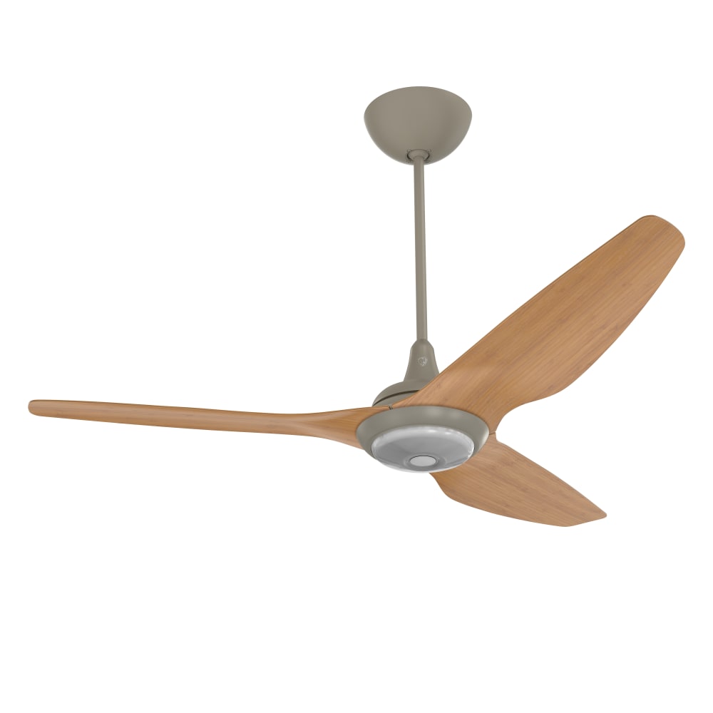 Big Ass Fans MK-HK4-05180601A470F 60" Haiku Ceiling Fan Kit w/ 20" Downrod, Caramel Bamboo/Nickel Motor