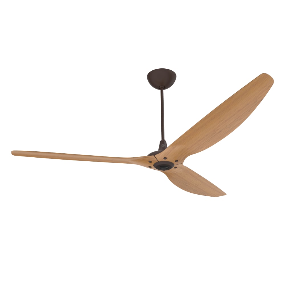 Big Ass Fans MK-HK4-07180601A471F 84" Haiku Ceiling Fan Kit w/ 20" Downrod, Caramel Bamboo/Bronze Motor