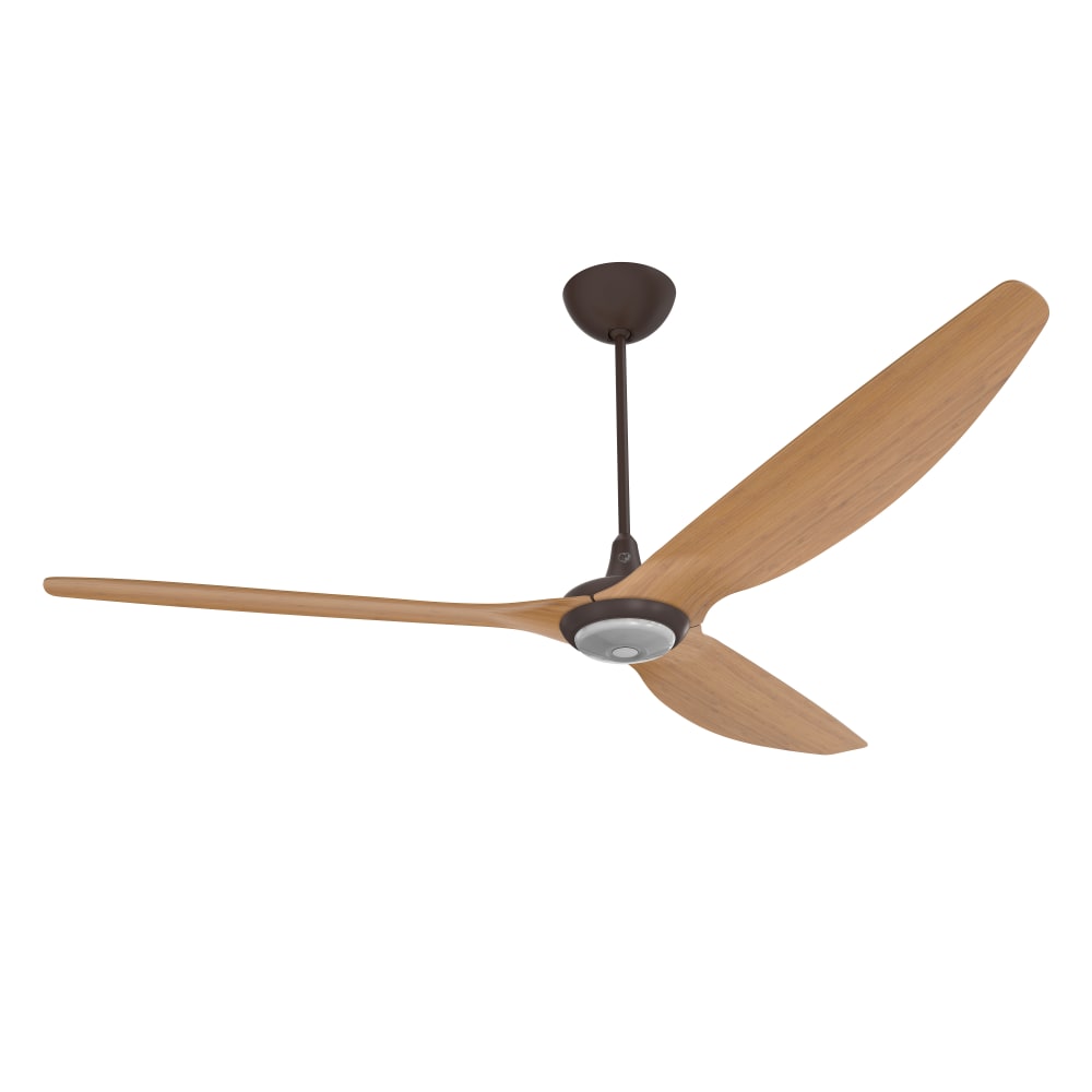 Big Ass Fans MK-HK4-07180601A471F 84" Haiku Ceiling Fan Kit w/ 20" Downrod, Caramel Bamboo/Bronze Motor