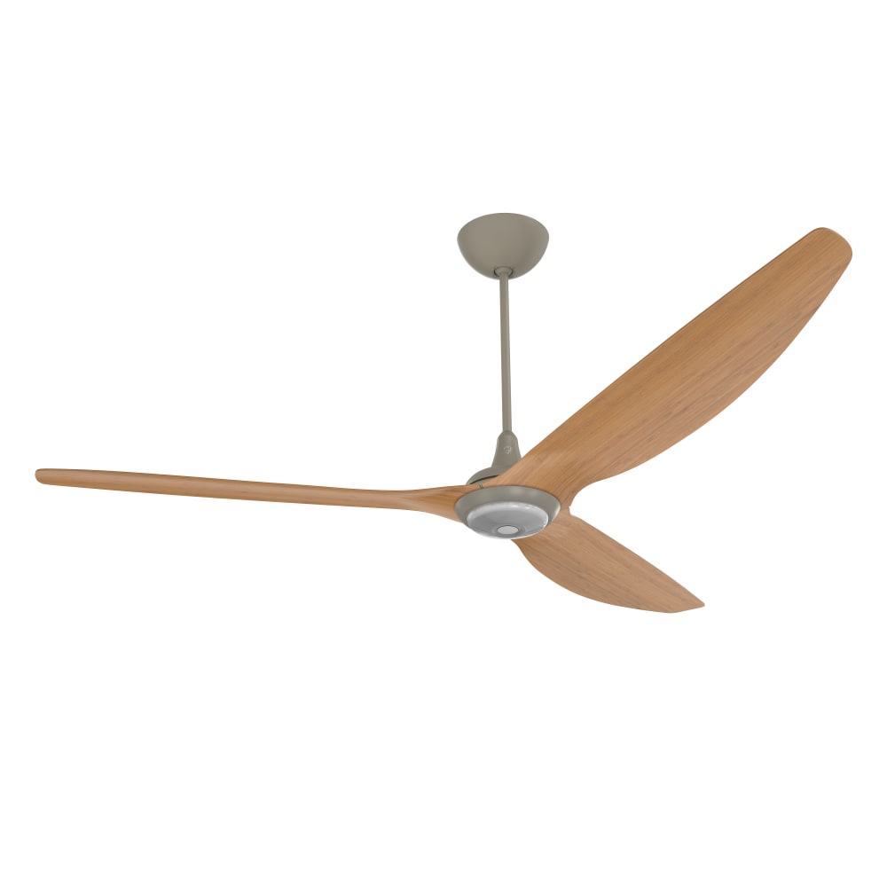 Big Ass Fans MK-HK4-07180601A470F 84" Haiku Ceiling Fan Kit w/ 20" Downrod, Caramel Bamboo/Nickel Motor