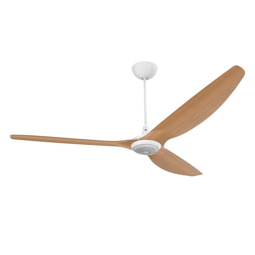 Big Ass Fans MK-HK4-07180601A259F 84" Haiku Ceiling Fan Kit w/ 20" Downrod, Caramel Bamboo/White Motor