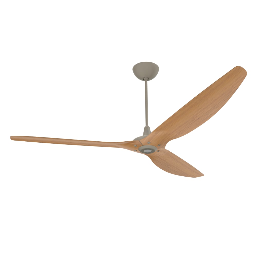 Big Ass Fans MK-HK4-07180601A470F 84" Haiku Ceiling Fan Kit w/ 20" Downrod, Caramel Bamboo/Nickel Motor
