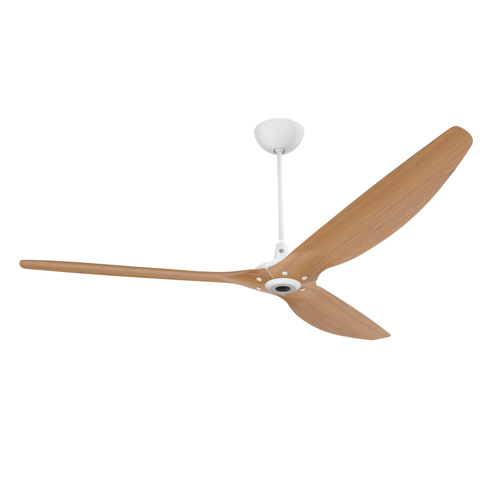 Big Ass Fans MK-HK4-07180601A259F 84" Haiku Ceiling Fan Kit w/ 20" Downrod, Caramel Bamboo/White Motor