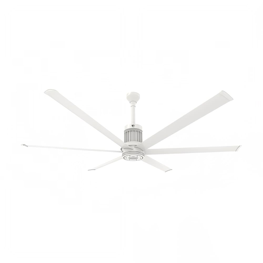 Big Ass Fans MK-I61-071906A729I12 84" i6 Outdoor Ceiling Fan w/ 12" Downrod, White