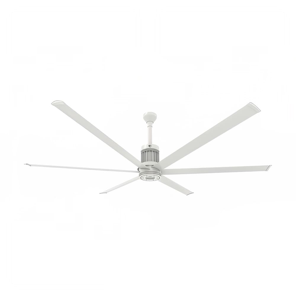 Big Ass Fans MK-I61-081806A729I12 96" i6 Indoor Ceiling Fan w/ 12" Downrod, White
