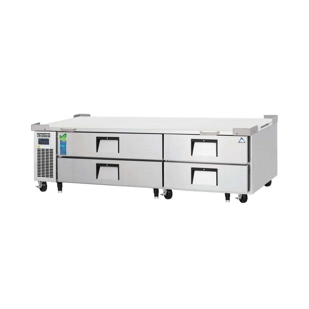 Everest Refrigeration ECB82-84D4 84" Chef Base w/ (4) Drawers - 115v