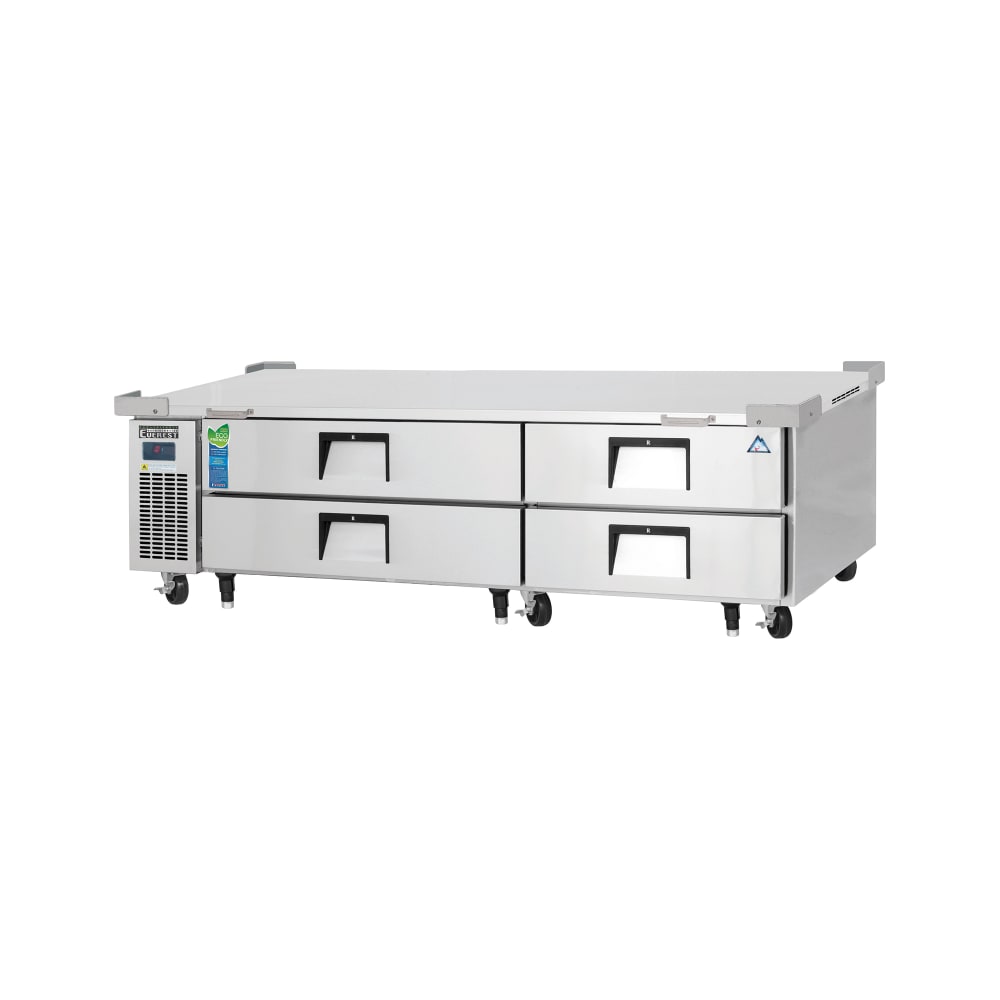 Everest Refrigeration ECB82D4 82 3/8" Chef Base w/ (4) Drawers - 115v