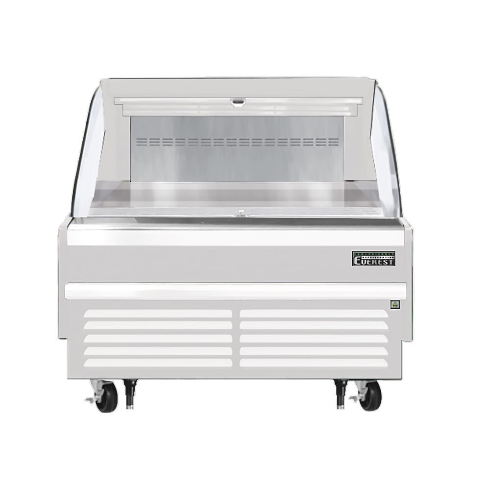 Everest Refrigeration EOMH-48-W-35-S 48" Horizontal Open Air Cooler w/ (1) Levels, White, 115v