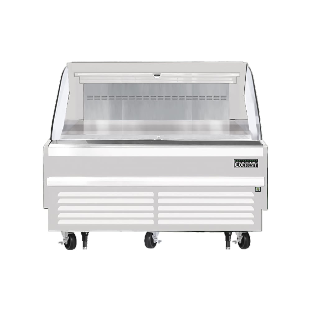Everest Refrigeration EOMH-60-W-35-S 60" Horizontal Open Air Cooler w/ (1) Levels, White, 115v
