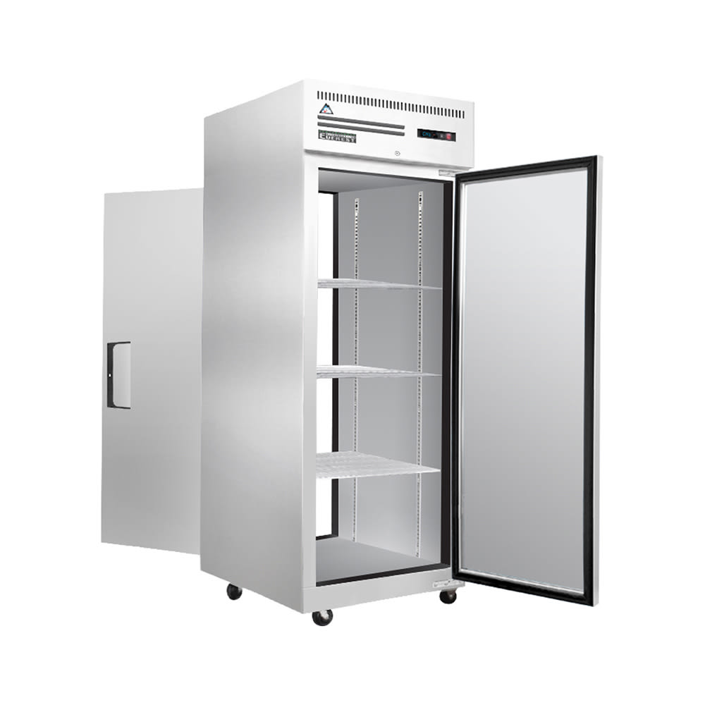 Everest Refrigeration ESPT-1S-1S 29 1/4" One Section Pass Thru Refrigerator, (2) Right Hinge Solid Doors, Right Hinge, 115v