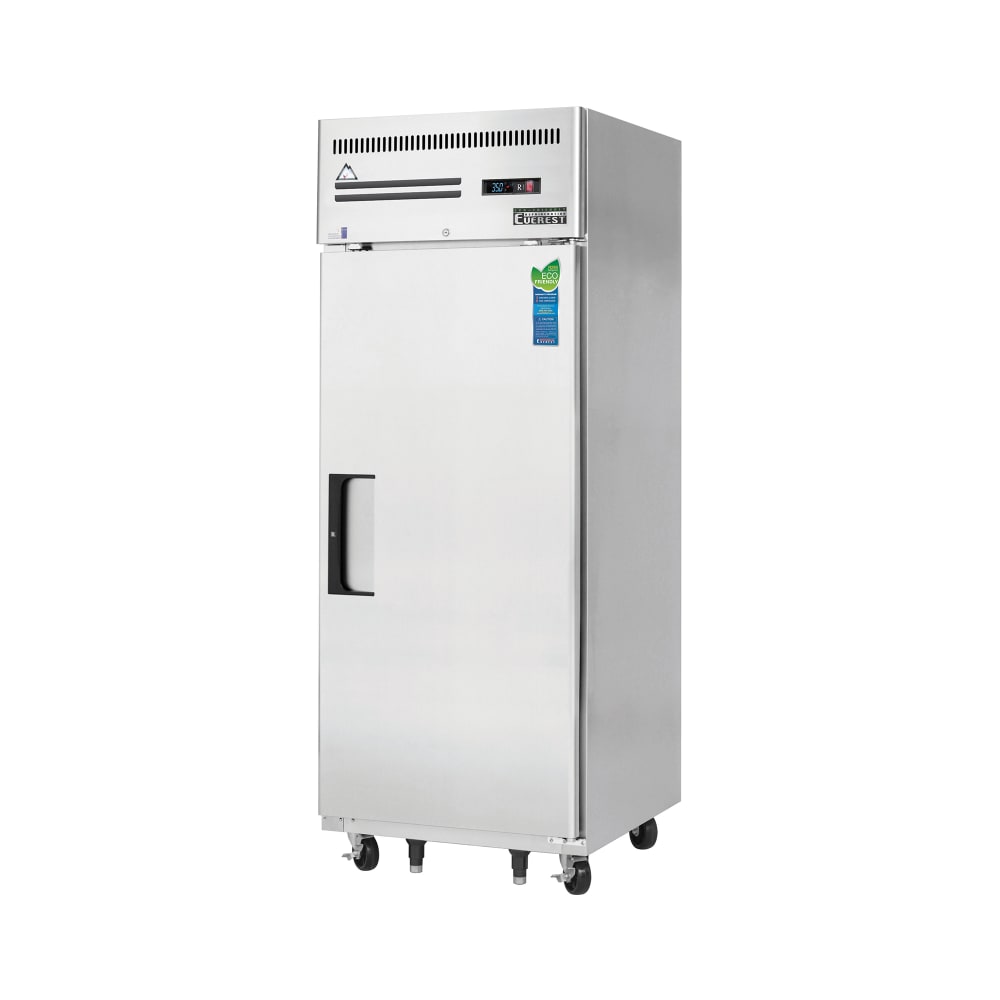 Everest Refrigeration ESR1 29 1/4" One Section Reach In Refrigerator, (1) Right Hinge Solid Door, 115v