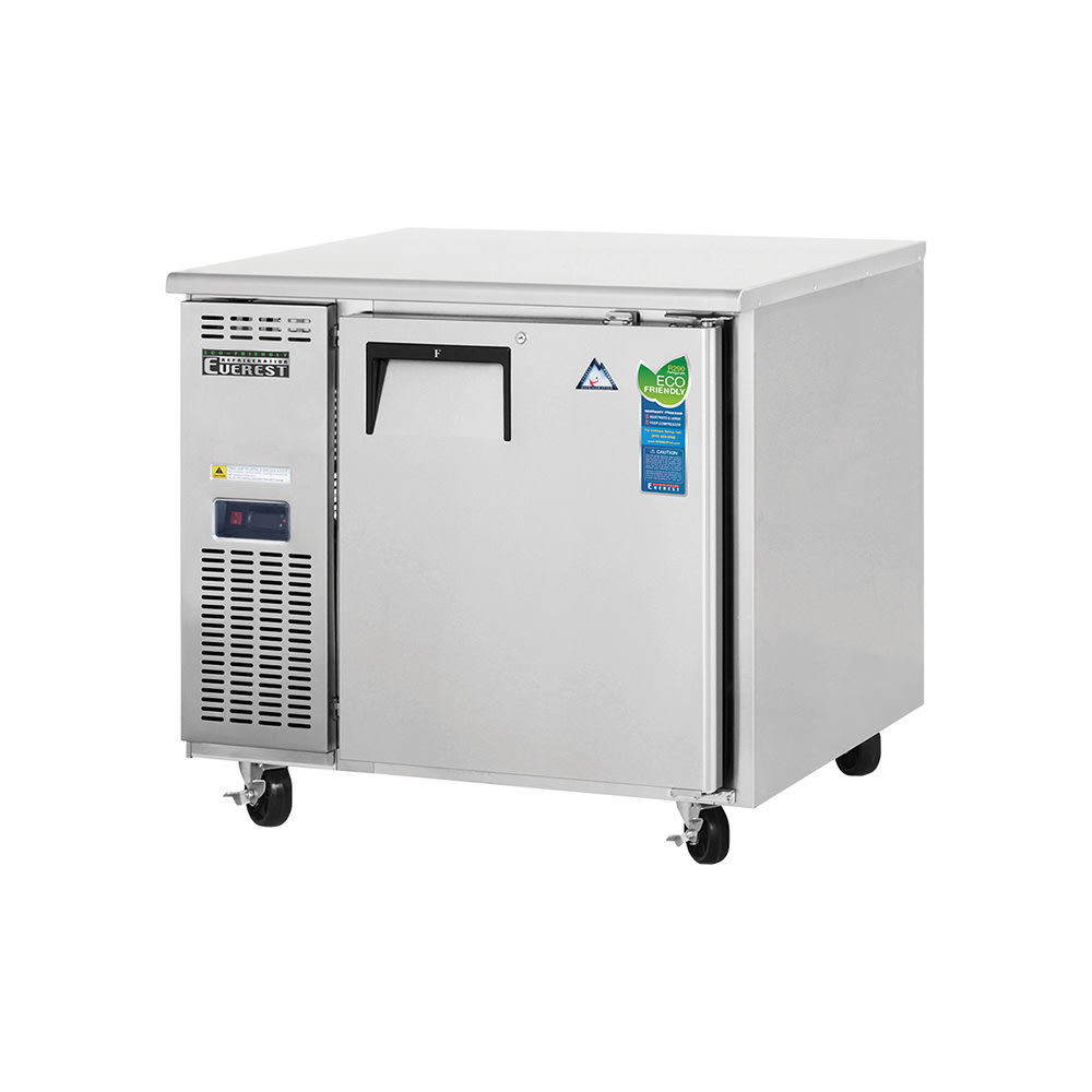 Everest Refrigeration ETF1 35 5/8" W Undercounter Freezer w/ (1) Section & (1) Door, 115v