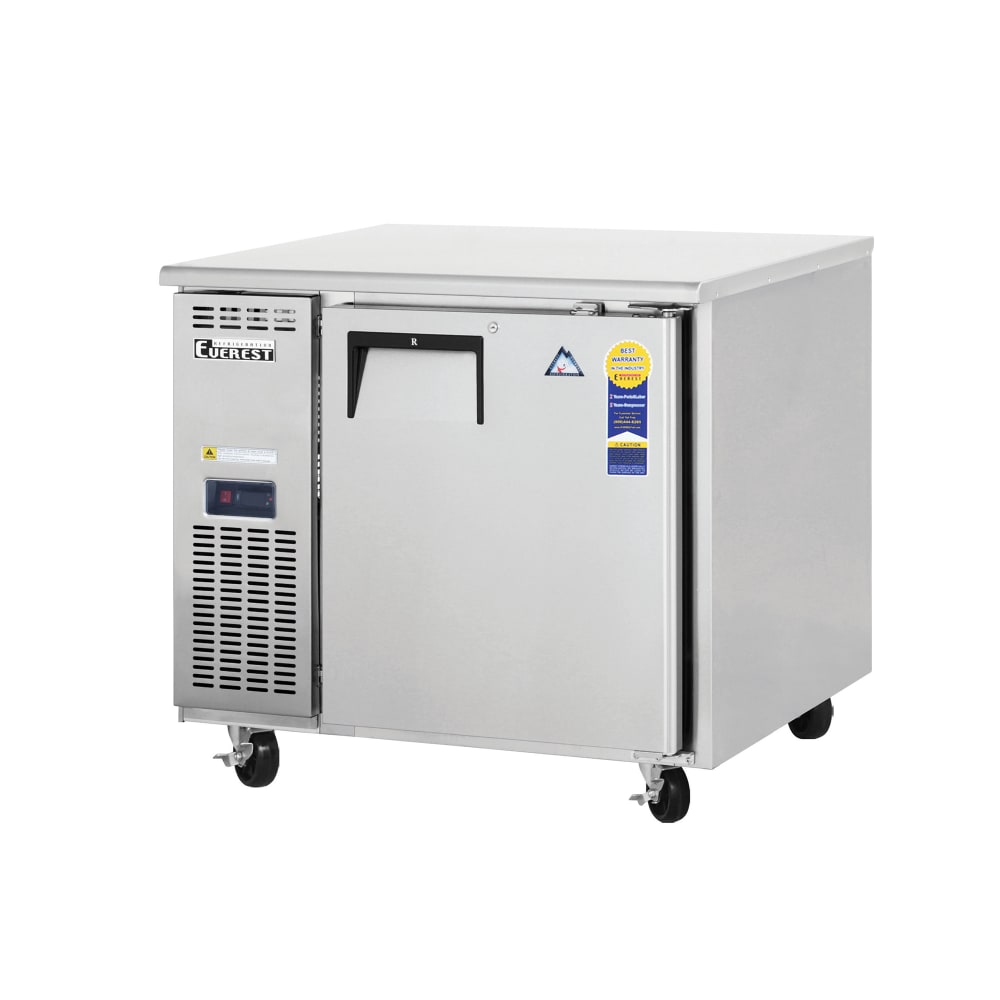 Everest Refrigeration ETF1-24 35 5/8" W Undercounter Freezer w/ (1) Section & (1) Door, 115v