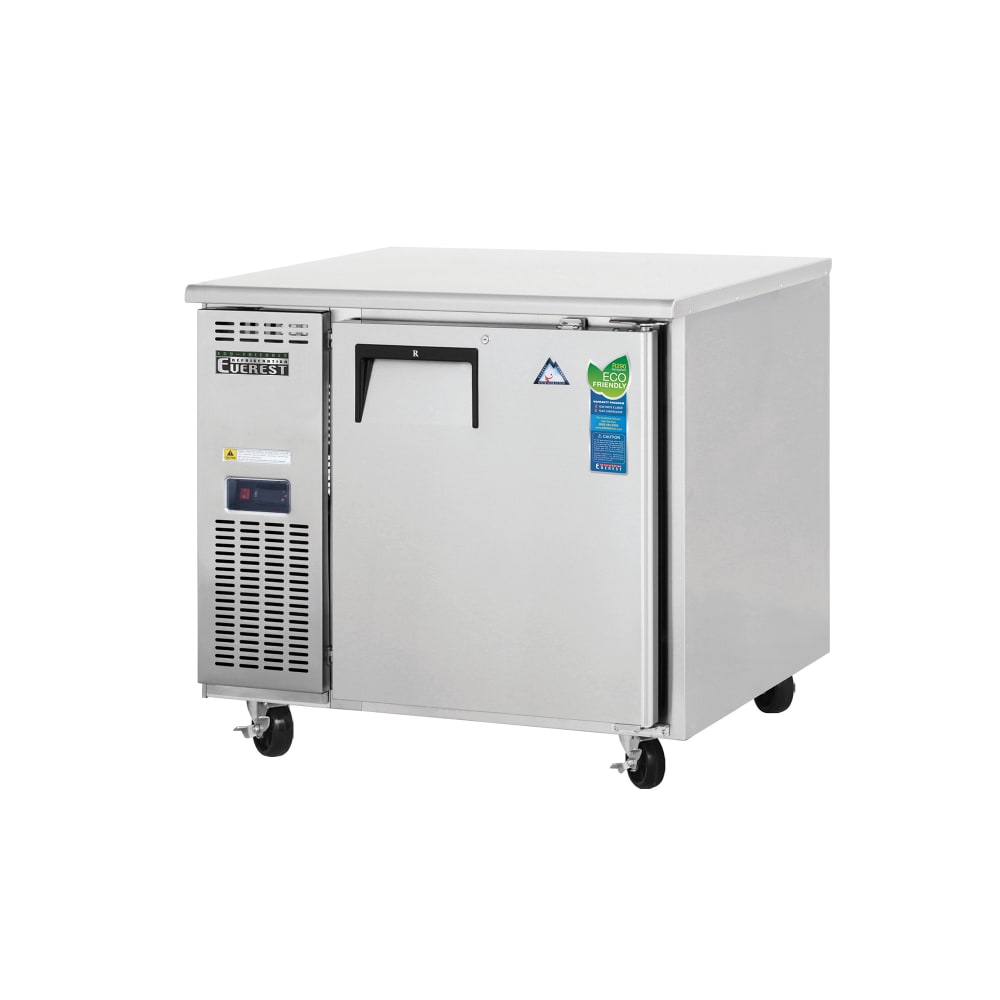 Everest Refrigeration ETR1 35 3/8" W Undercounter Refrigerator w/ (1) Section & (1) Door, 115v