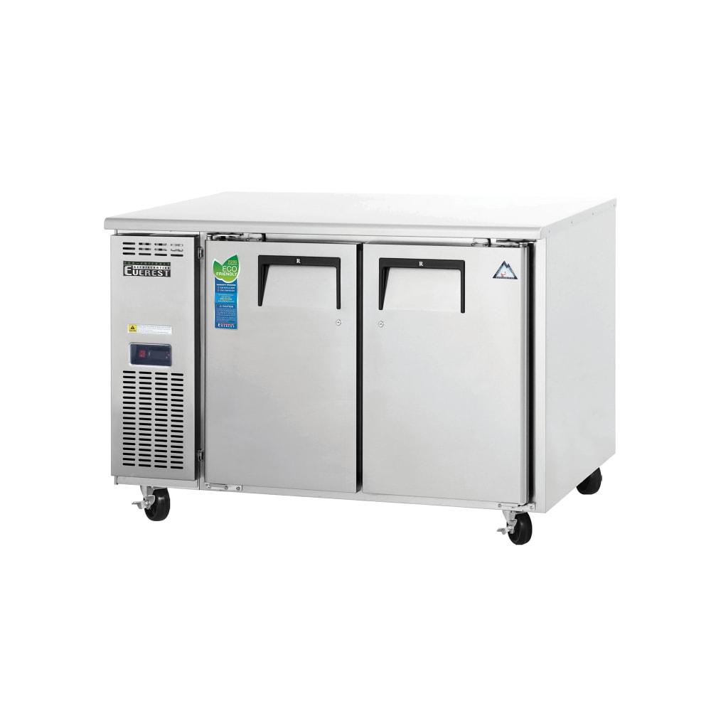 Everest Refrigeration ETR2-24 47 1/2" W Undercounter Refrigerator w/ (2) Sections & (2) Doors, 115v