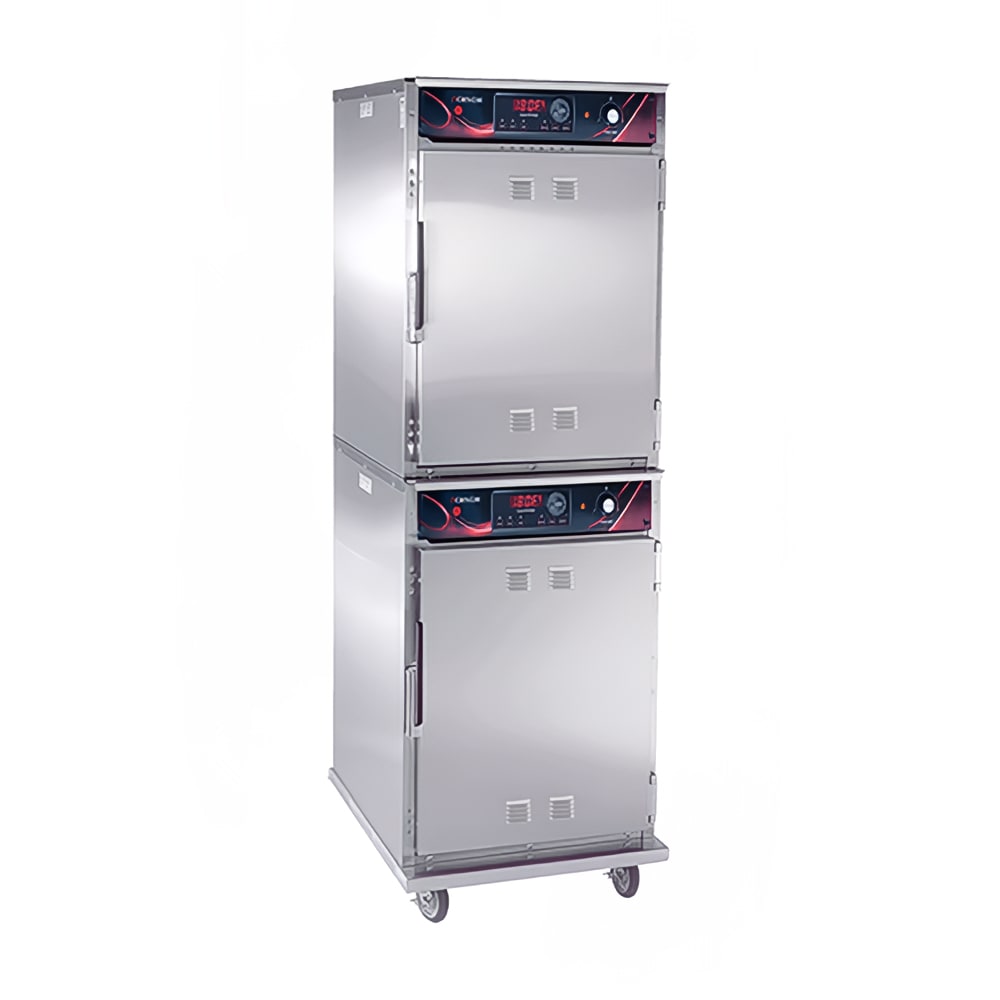 Cres Cor 1000CHSKSPLITSTKDX Full Size Commercial Smoker Oven w/ Cook & Hold - 208-240v/1ph