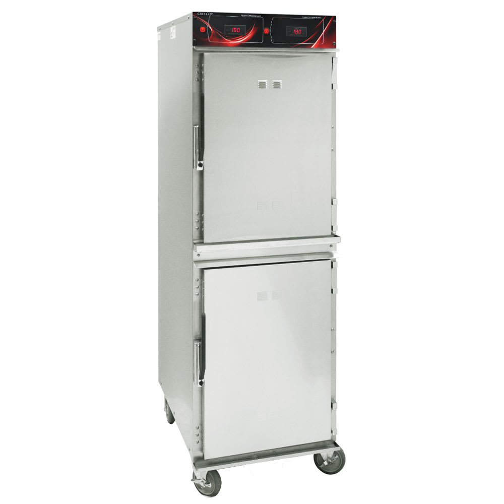Cres Cor 1000-HH-SS-2DX Full Height Insulated Mobile Heated Cabinet w/ (16) Pan Capacity, 120v