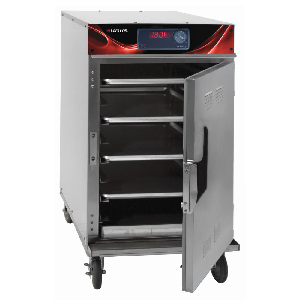 Cres Cor 1000-HH-SS-SPLIT-DX 1/2 Height Insulated Mobile Heated Cabinet w/ (8) Pan Capacity, 120v