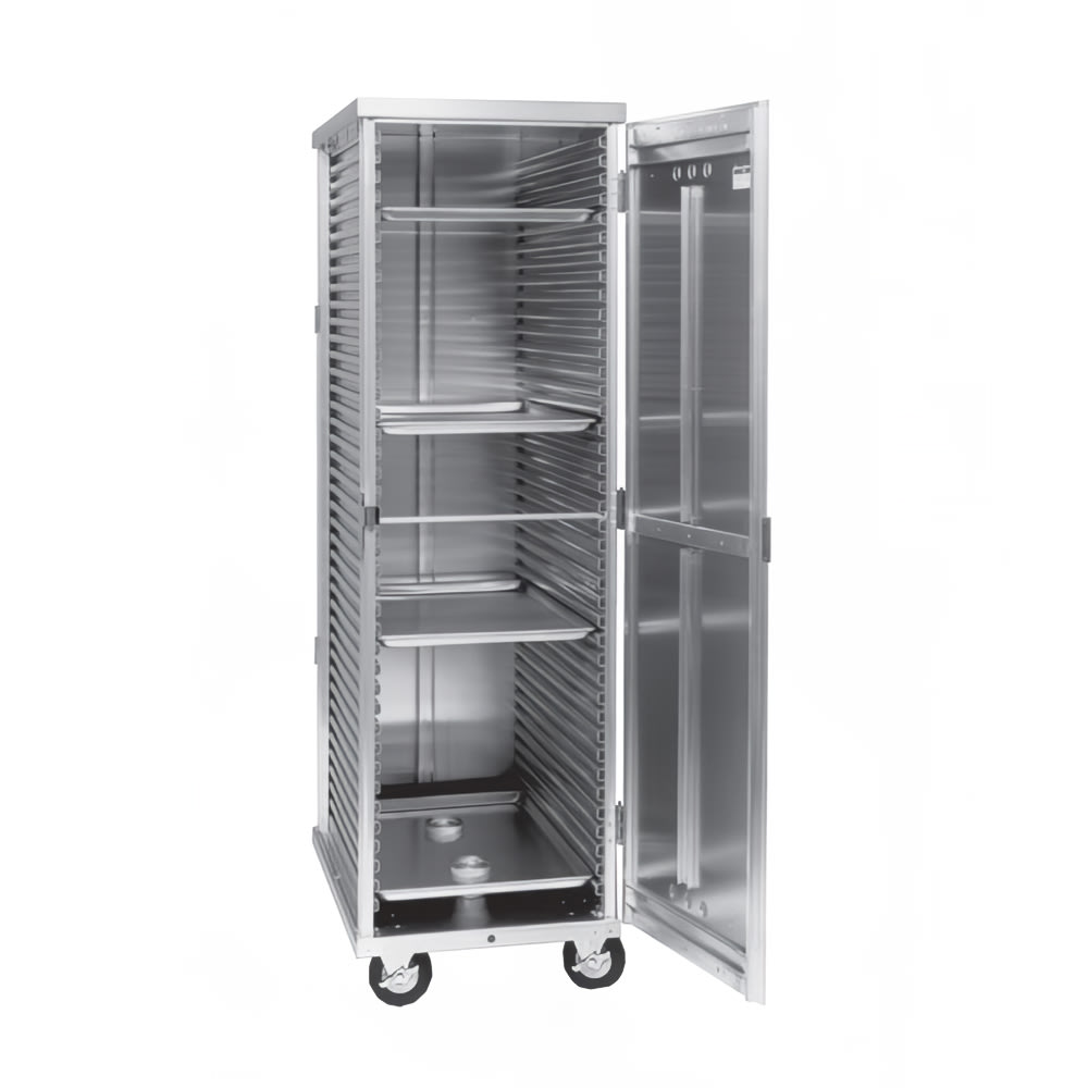 Cres Cor 102-ST-1841E Full Height Non-Insulated Mobile Heated Cabinet w/ (38) Pan Capacity, Canned Fuel