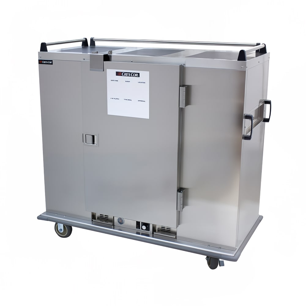 Cres Cor EB-120 Heated Banquet Cart - (120) Plate Capacity, Stainless, 120v