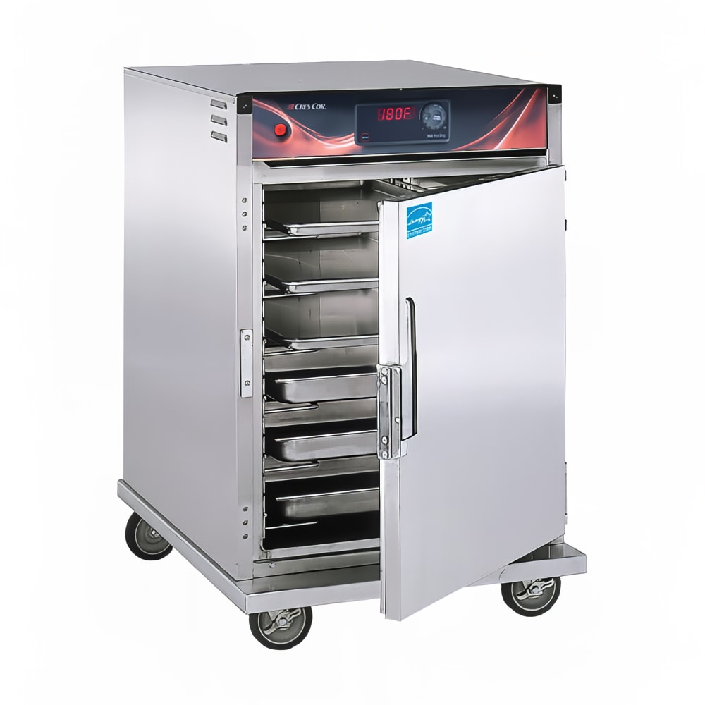 Cres Cor H-137-SUA-6D 1/2 Height Insulated Mobile Heated Cabinet w/ (6) Pan Capacity, 120v