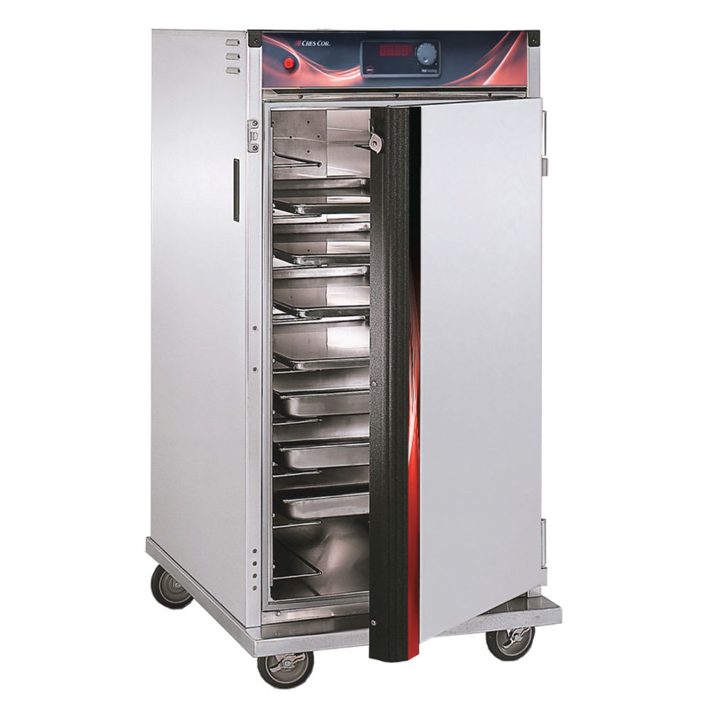 Cres Cor H-137-UA-9D 3/4 Height Insulated Mobile Heated Cabinet w/ (9) Pan Capacity, 120v