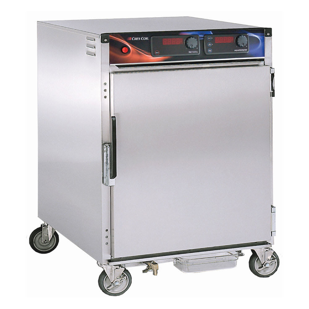 Cres Cor H-137-WSUA-6D 1/2 Height Insulated Mobile Heated Cabinet w/ (6) Pan Capacity, 120v