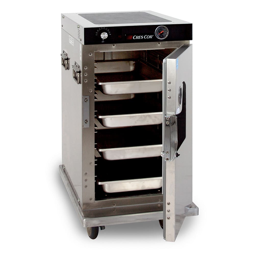 Cres Cor H-339-128-CZ 1/2 Height Insulated Mobile Heated Cabinet w/ (8) Pan Capacity, 120v