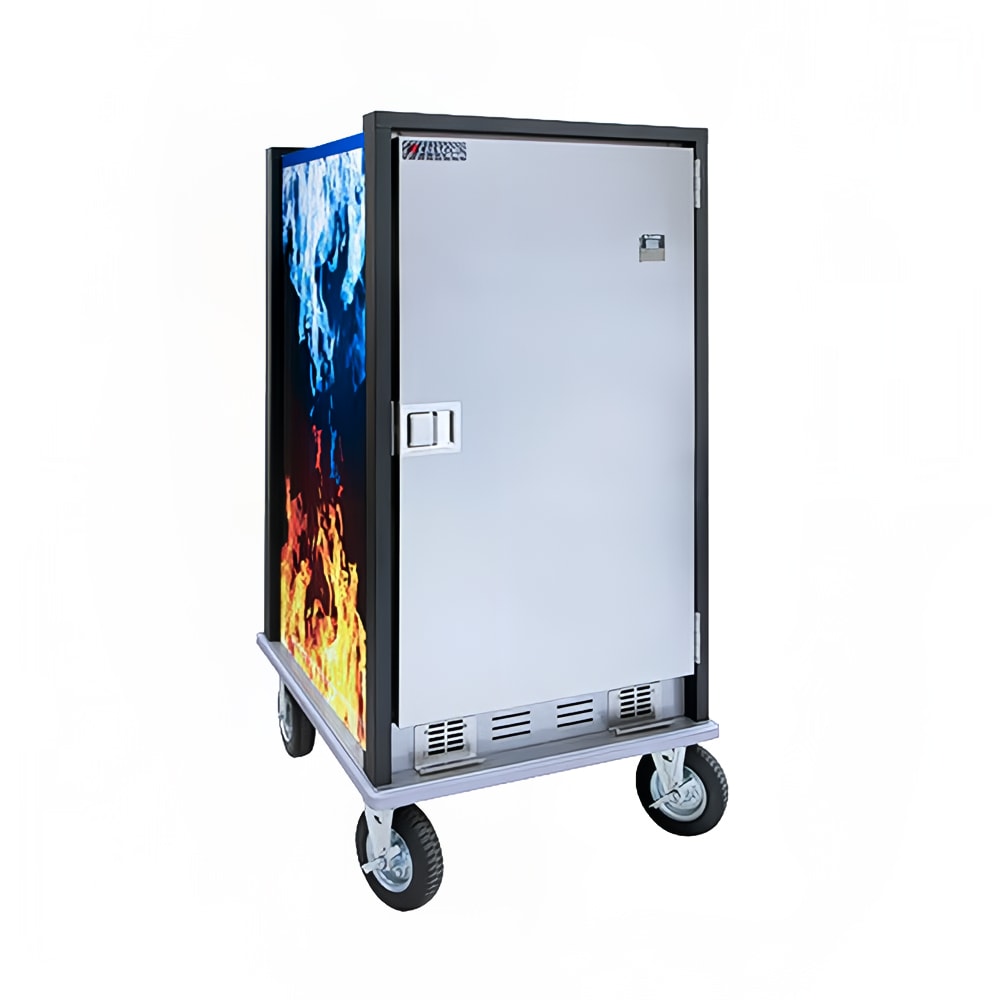 Cres Cor HC2-UA-11 3/4 Height Insulated Mobile Heated Cabinet w/ (11) Pan Capacity, Canned Fuel