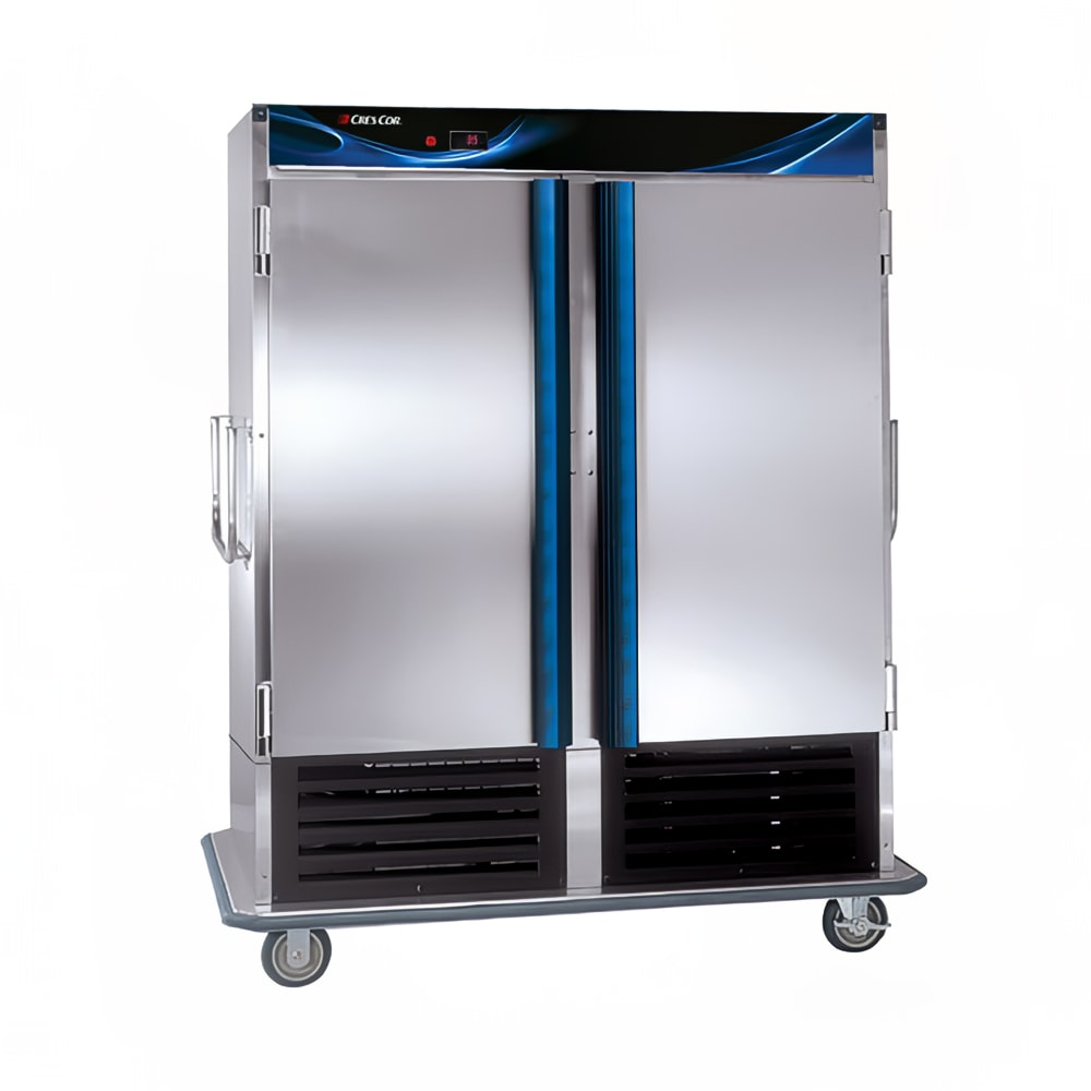 Cres Cor R-171-SUA-20E 62" Two Section Reach In Refrigerator, (2) Left/Right Hinge Solid Doors, 120v
