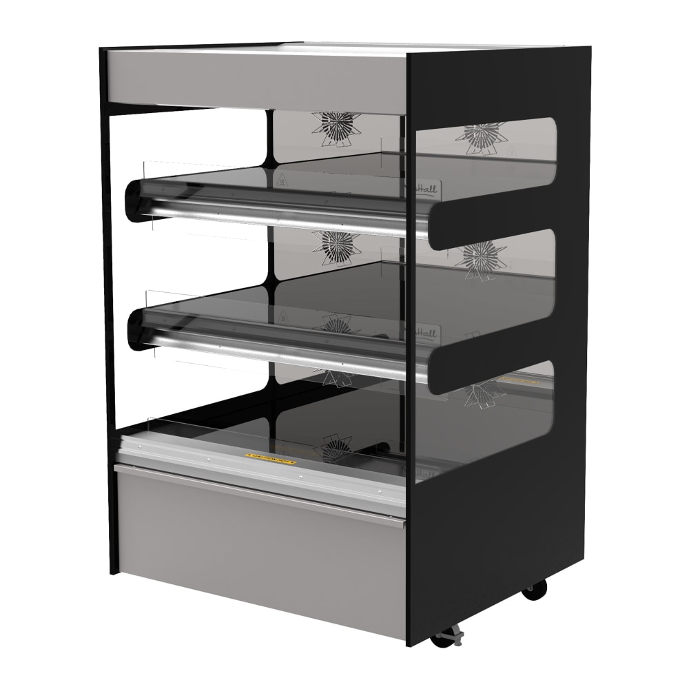 Flexeserve 38 3/10" Self Service Floor Model Heated Display Case - (3) Shelves, 208v (3T-1000)