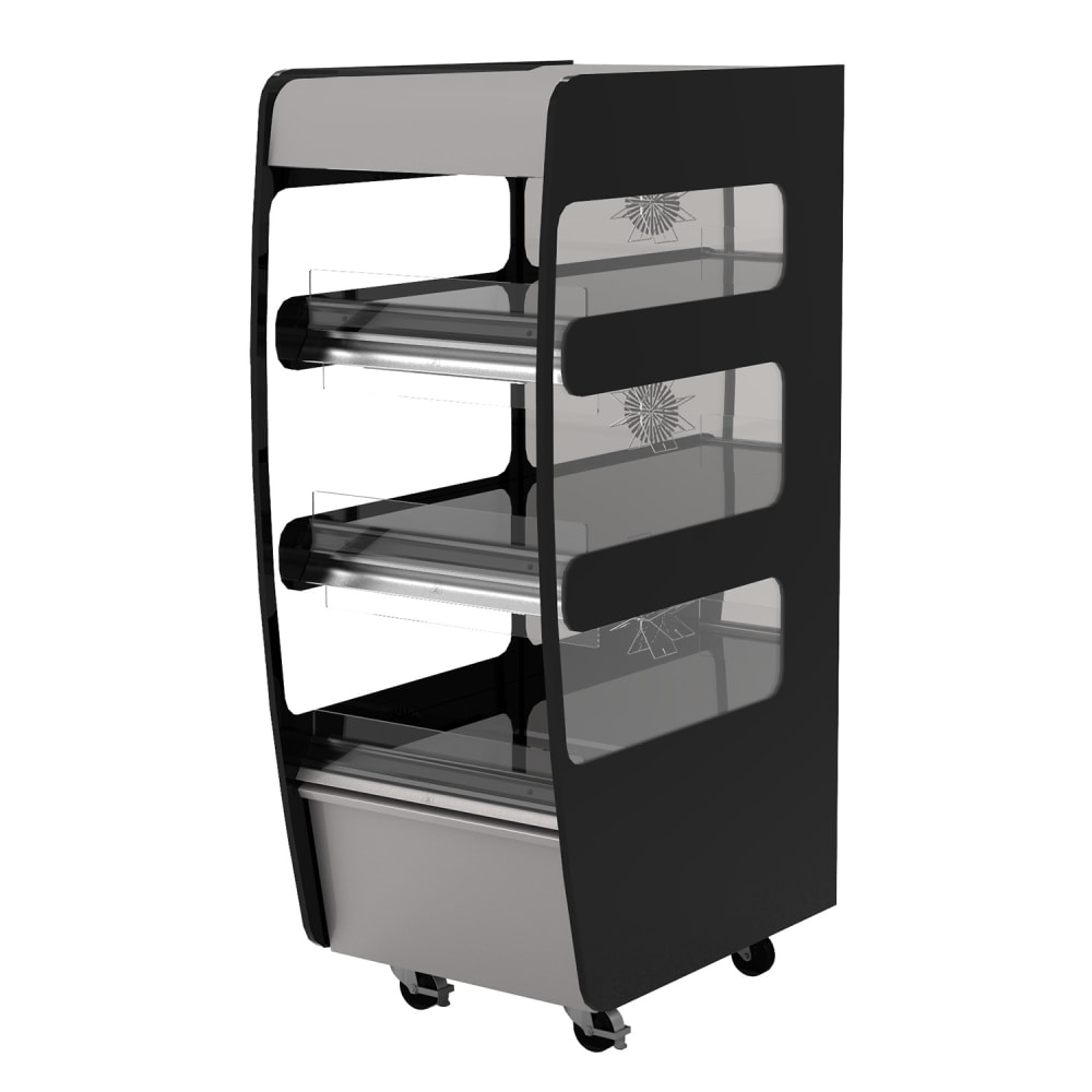 Flexeserve 21 4/5" Self Service Floor Model Heated Display Case - (3) Shelves, 208v (3T-600C)