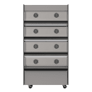 Flexeserve 38 3/5" Self Service Floor Model Heated Display Case - (4) Shelves, 208v (4T-1000) thumbnail 2