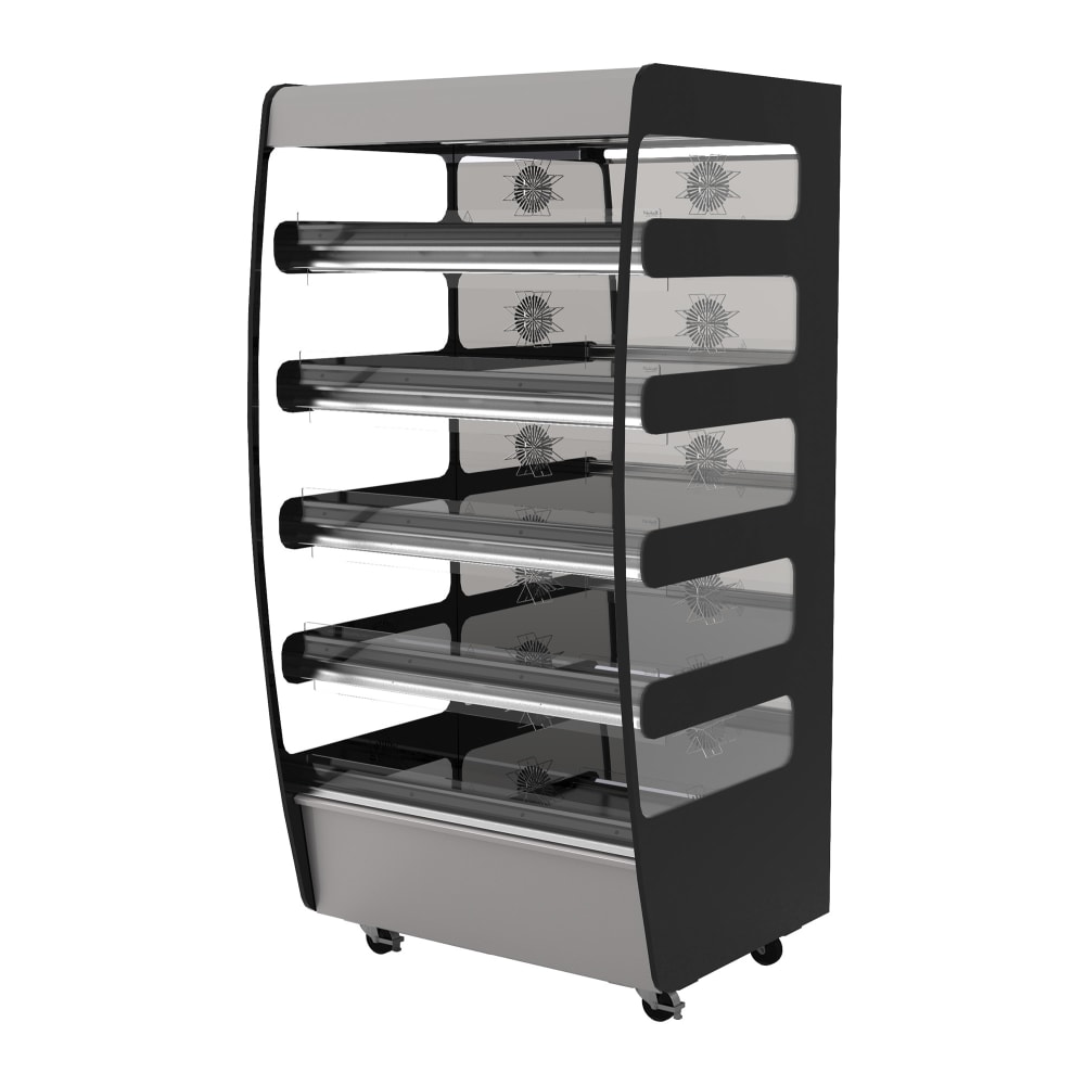 Flexeserve 38 3/10" Self Service Floor Model Heated Display Case - (5) Shelves, 208v (5T-1000C)