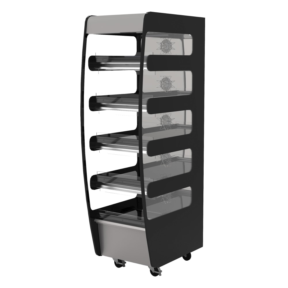 Flexeserve 21 4/5" Self Service Floor Model Heated Display Case - (5) Shelves, 208v (5T-600C)
