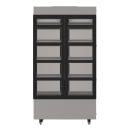 Flexeserve 38 7/10" Self Service Floor Model Heated Display Case - (10) Shelves, 208v (HUB-1000) thumbnail 2