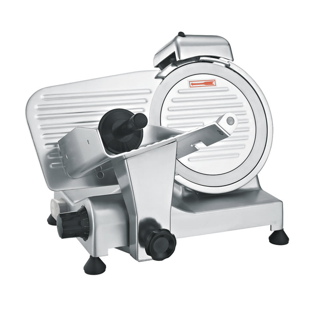 Centaur CEN-SL09 Manual Meat & Cheese Slicer w/ 9" Blade, Belt Driven, Stainless Steel, 3/8 hp