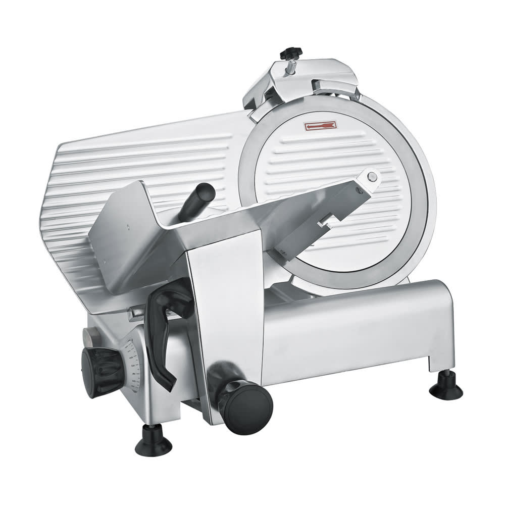 Centaur CEN-SL12 Manual Meat & Cheese Slicer w/ 12" Blade, Belt Driven, Stainless Steel, 9/16 hp