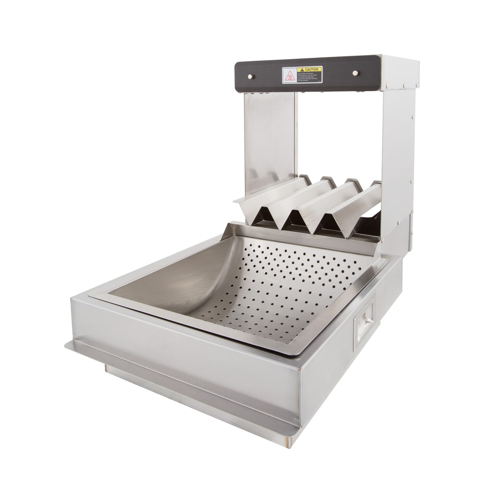BKI FW15 15" Countertop Fry Warmer Dump Station - Underburner, 120v
