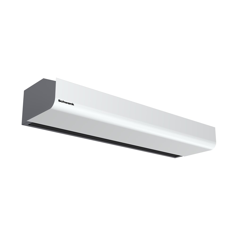 Schwank AC-KE60-60 60" Heated Air Curtain - Variable Speeds, White, 600v/3ph