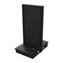 Imageworks C02DSS54B Planniq Core® Black Dual Sided Starter Gondola Merchandiser - 25 11/16"L x 37 7/16"W x 54"H thumbnail 2