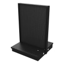 Imageworks C03DSS54B Planniq Core® Black Dual Sided Starter Gondola Merchandiser - 37 11/16"L x 37 7/16"W x 54"H thumbnail 2