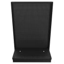 Imageworks C03DSS54B Planniq Core® Black Dual Sided Starter Gondola Merchandiser - 37 11/16"L x 37 7/16"W x 54"H thumbnail 3