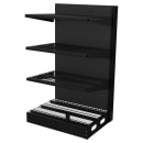 Imageworks SA032460BW Planniq Strong® 4 Shelf Beer Cave Cooler Add-On Shelving Unit - 37 3/4"L x 28"W x 60"H thumbnail 2