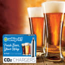 Whip-It! Chargers for Standard-Non Threaded Beer Growlers or Tap - Steel, Silver (CB-8N-10L) thumbnail 2
