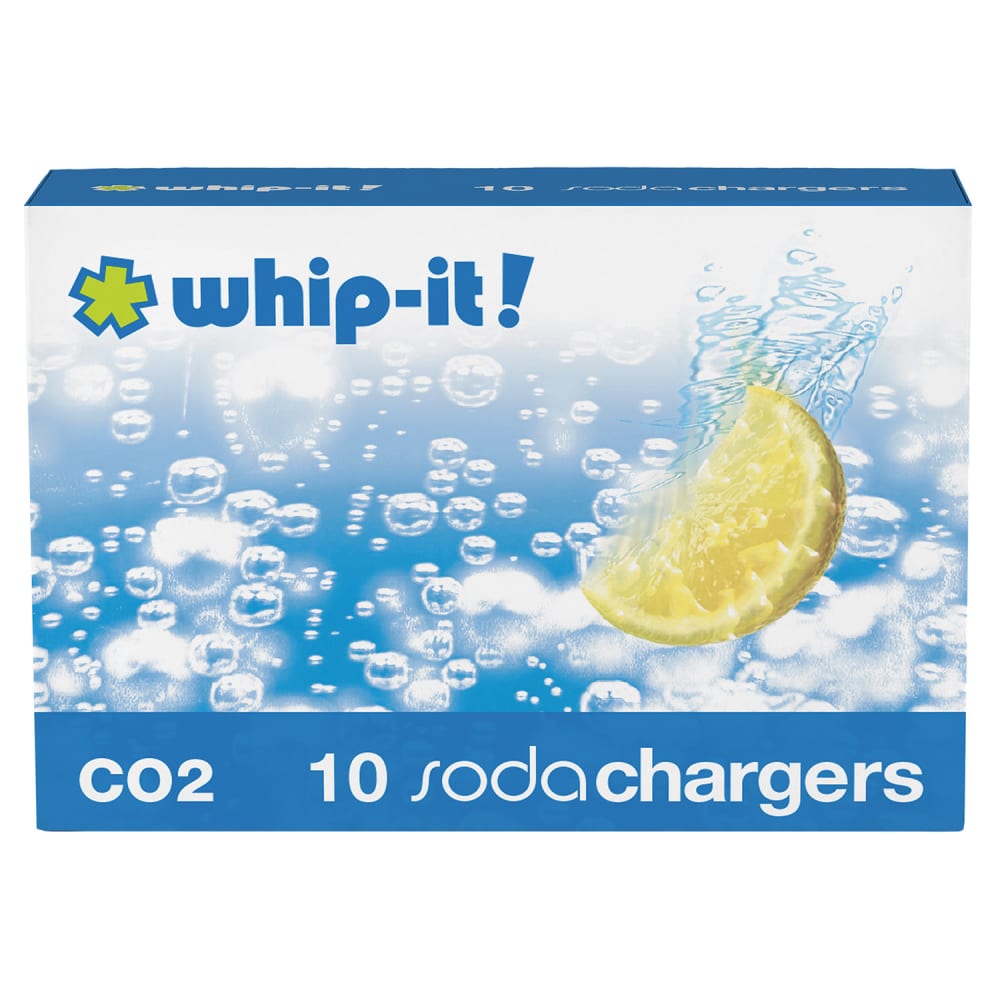 Whip-It! Chargers for All Standard Soda Siphons - Steel (CS-WHIP-10L)