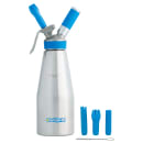 Whip-It! 1 liter Whipped Cream Dispenser w/ (3) Nozzles, Stainless Steel, Silver (DC-SPEC-L01S) thumbnail 2