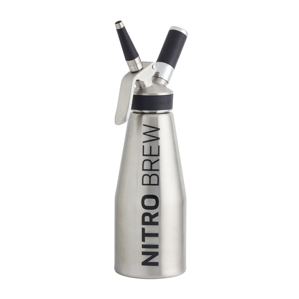 Whip-It! Nitro Brew Dispenser - Stainless Steel, Silver (DF-NBREW-L01S)