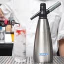 Whip-It! 1 liter Soda Siphon - Stainless Steel, Silver (DS-SDA-L05-01S) thumbnail 3
