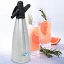 Whip-It! 1 liter Soda Siphon - Stainless Steel, Silver (DS-SDA-L05-01S) thumbnail 4